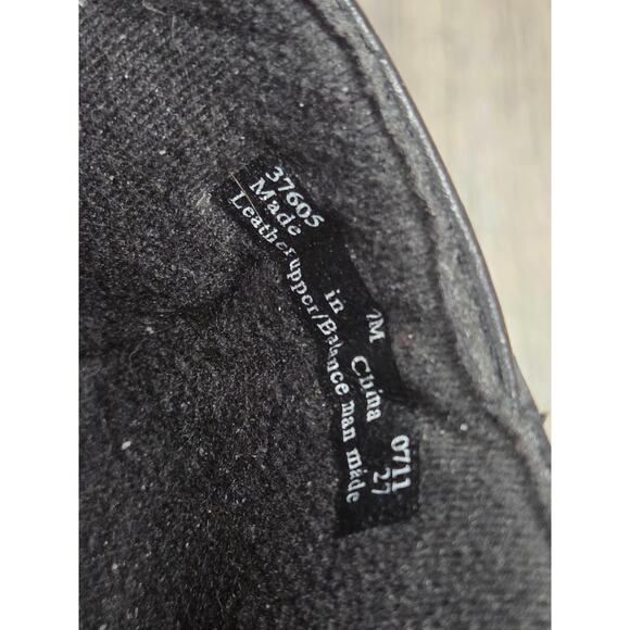 Clarks Dream Harmony Zip Ankle Black Leather Boots Shoes Size 7M Heel - Picture 8 of 8